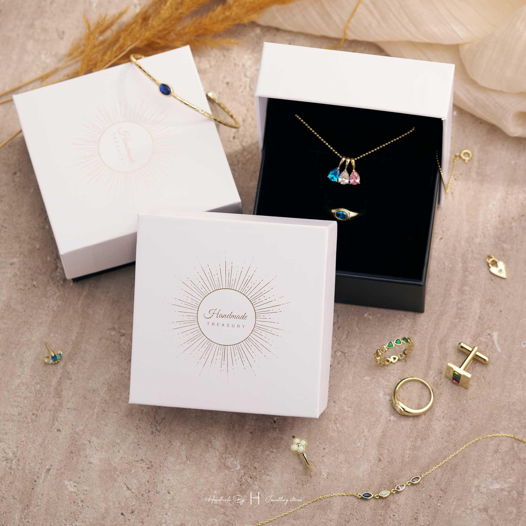 Engraved Birth Flower and Birthstone Necklace