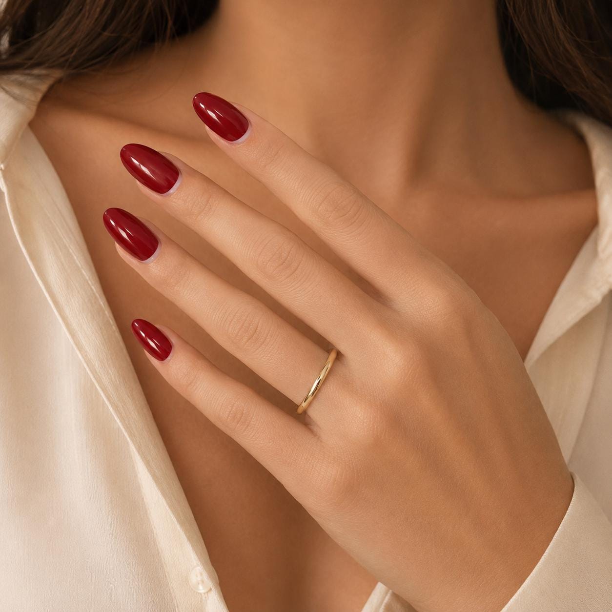 14K Solid Gold 2mm Dome Wedding Band