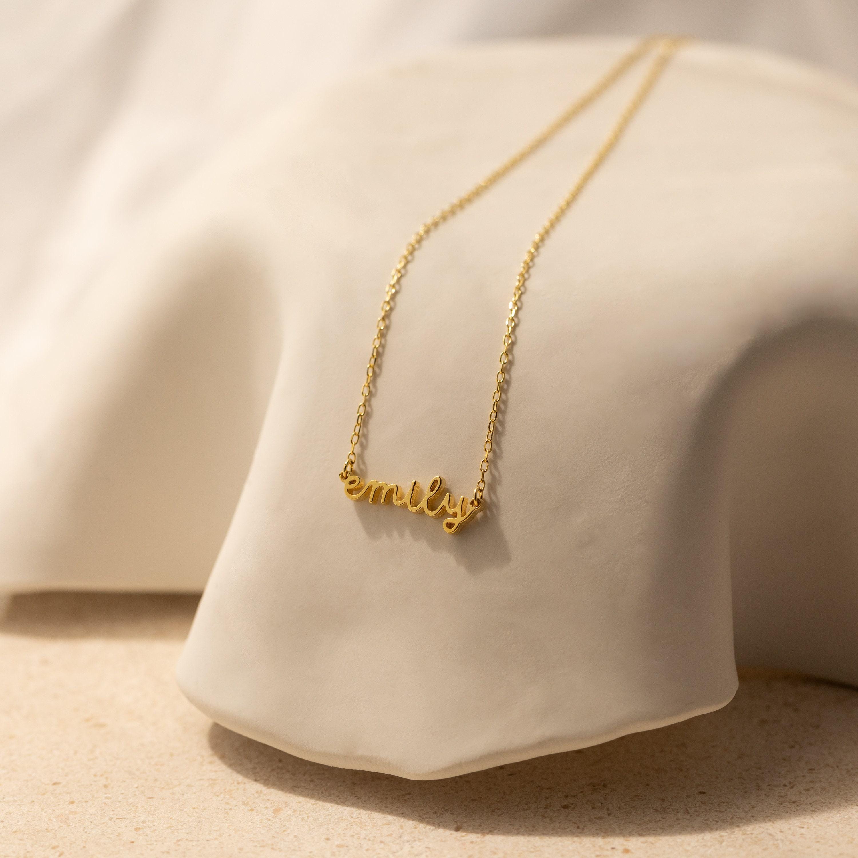 Dainty Personalized Name Necklace in Sterling Silver