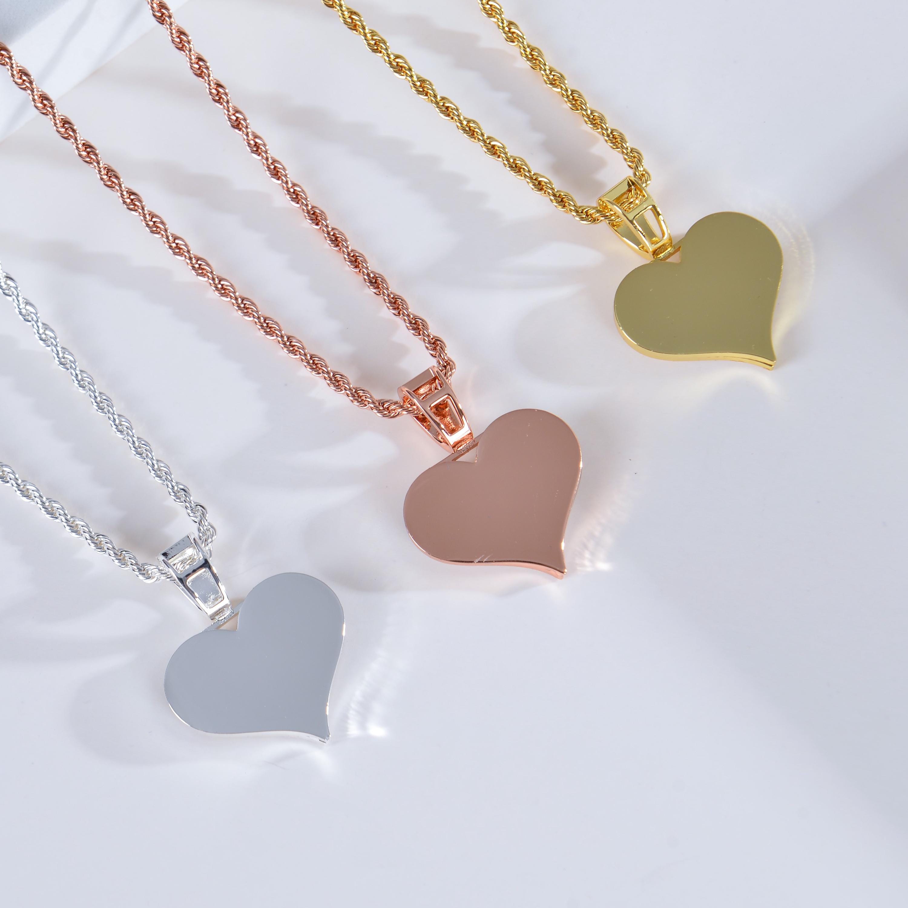 Personalized Angel Wings Photo Pendant Necklace with Diamond Detailing