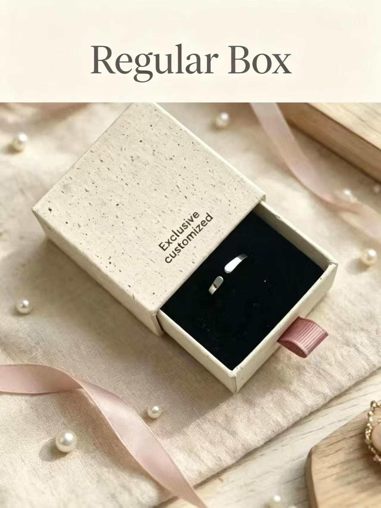 Custom Engraved Double Initial Ring, 18K Gold Plated Steel