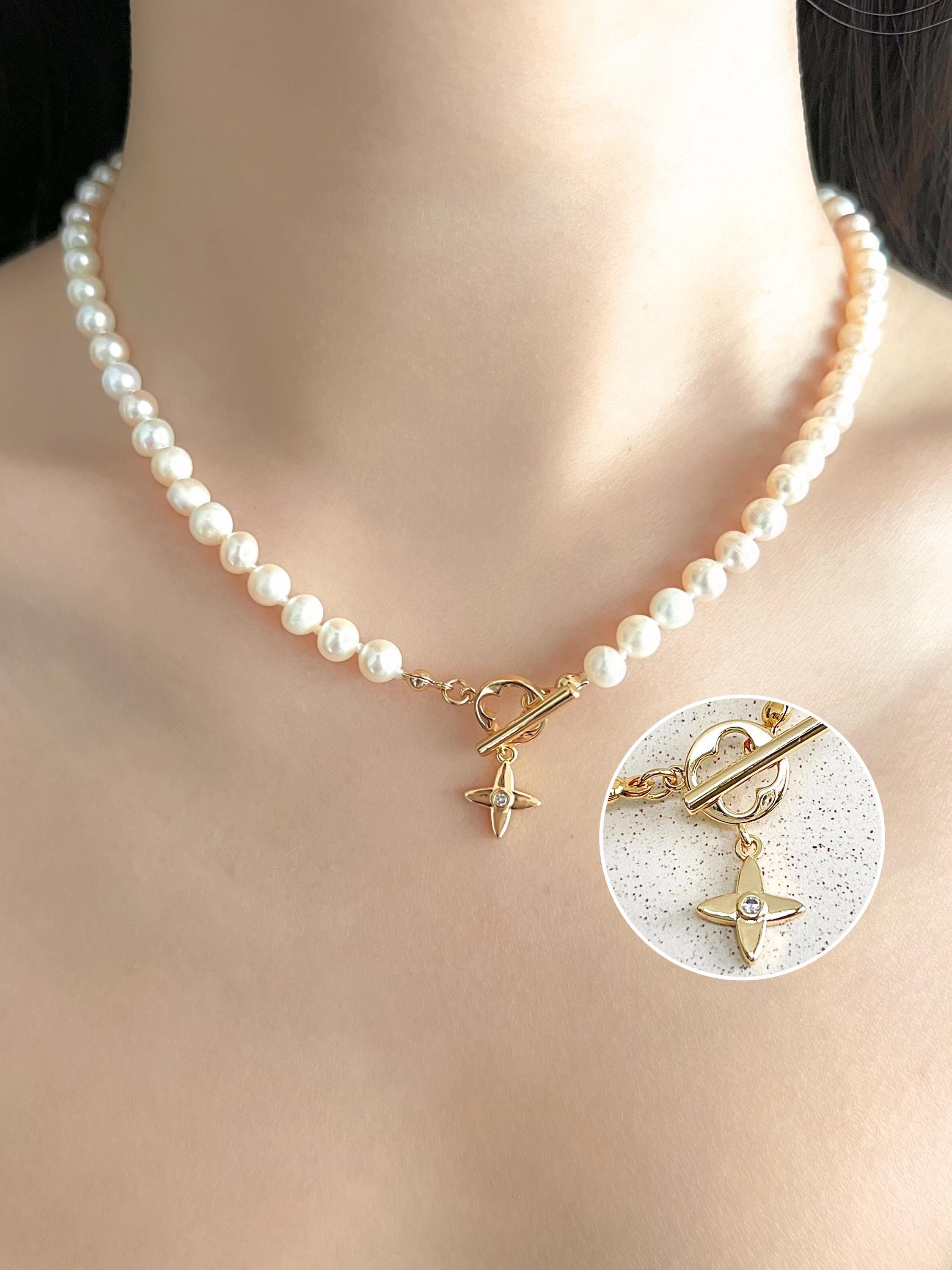 Hand-Knotted Freshwater Pearl Strand with Lobster or Toggle Clasp