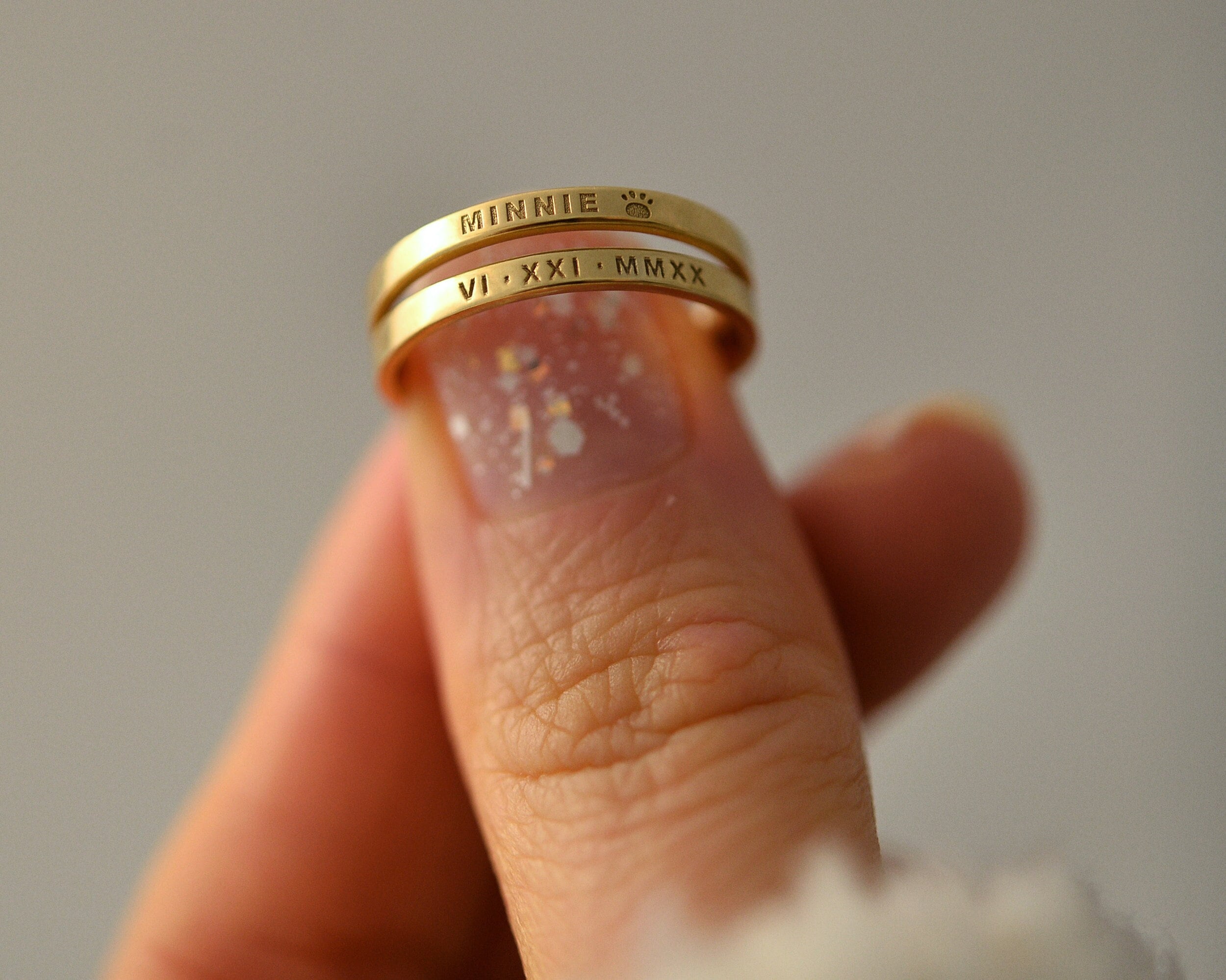Personalized Sterling Silver Name Ring
