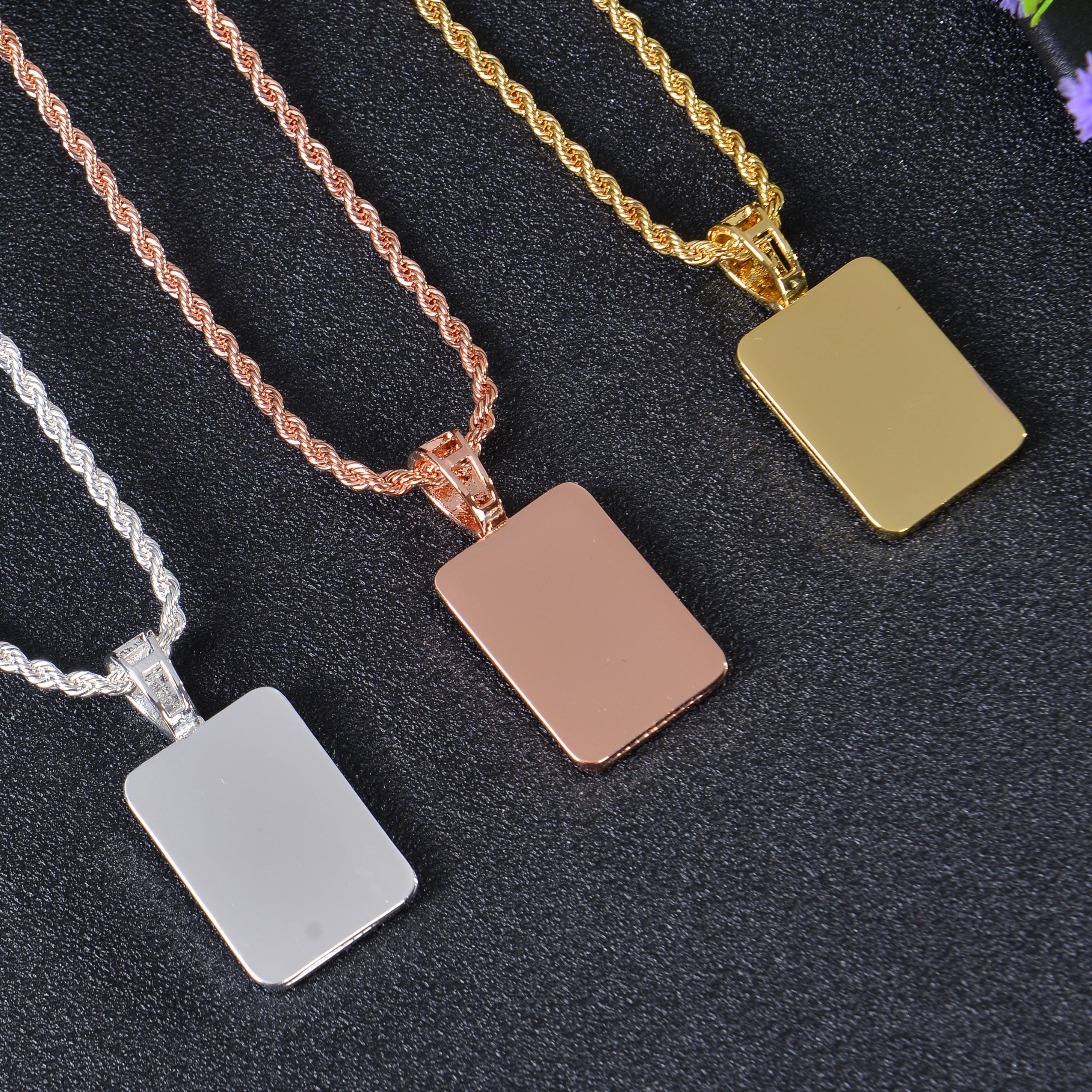 Personalized Angel Wings Photo Pendant Necklace with Diamond Detailing