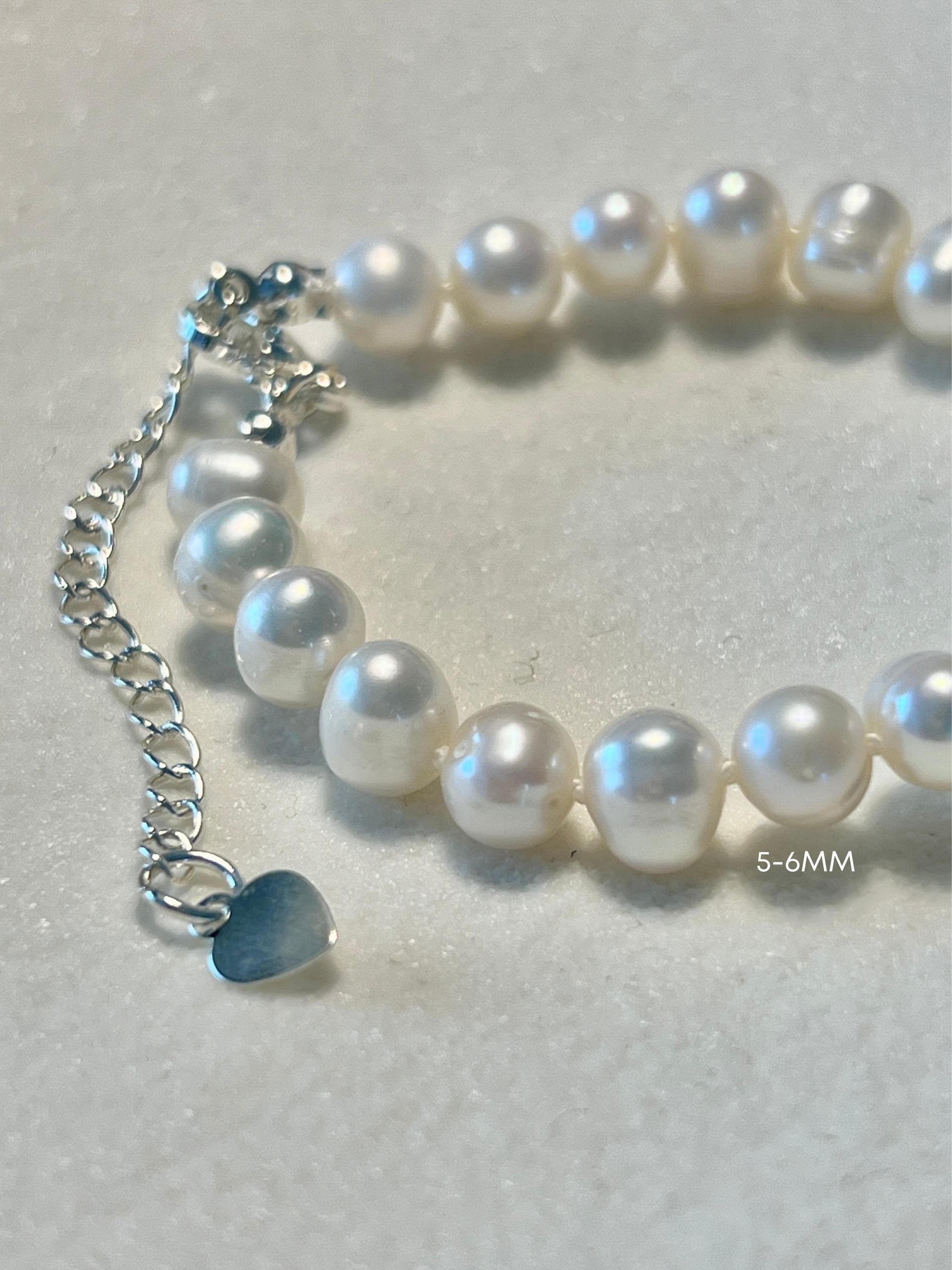 Hand-Knotted Freshwater Pearl Strand with Lobster or Toggle Clasp