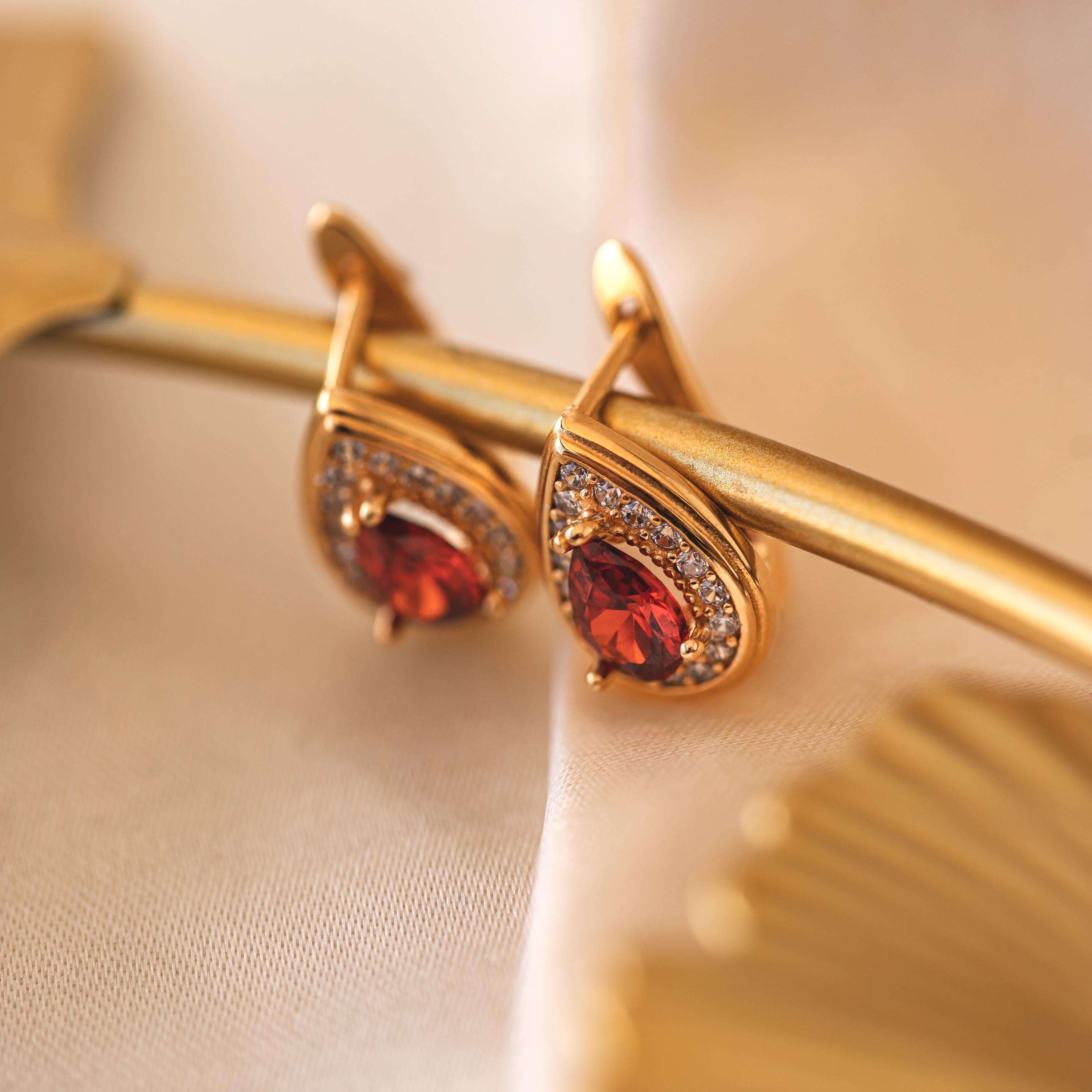 Personalized Sterling Silver Birthstone Earrings with Custom Gemstone