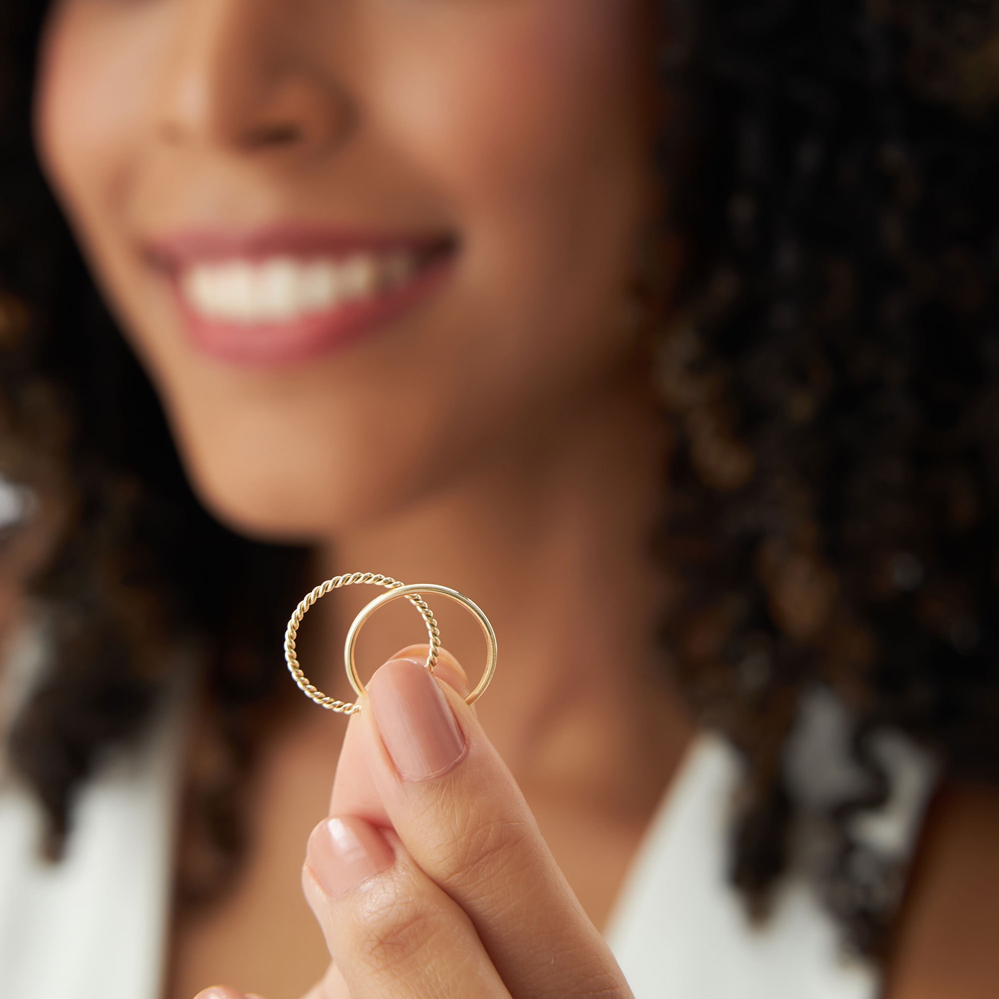 14K Solid Rose Gold 1.2mm Wedding Band