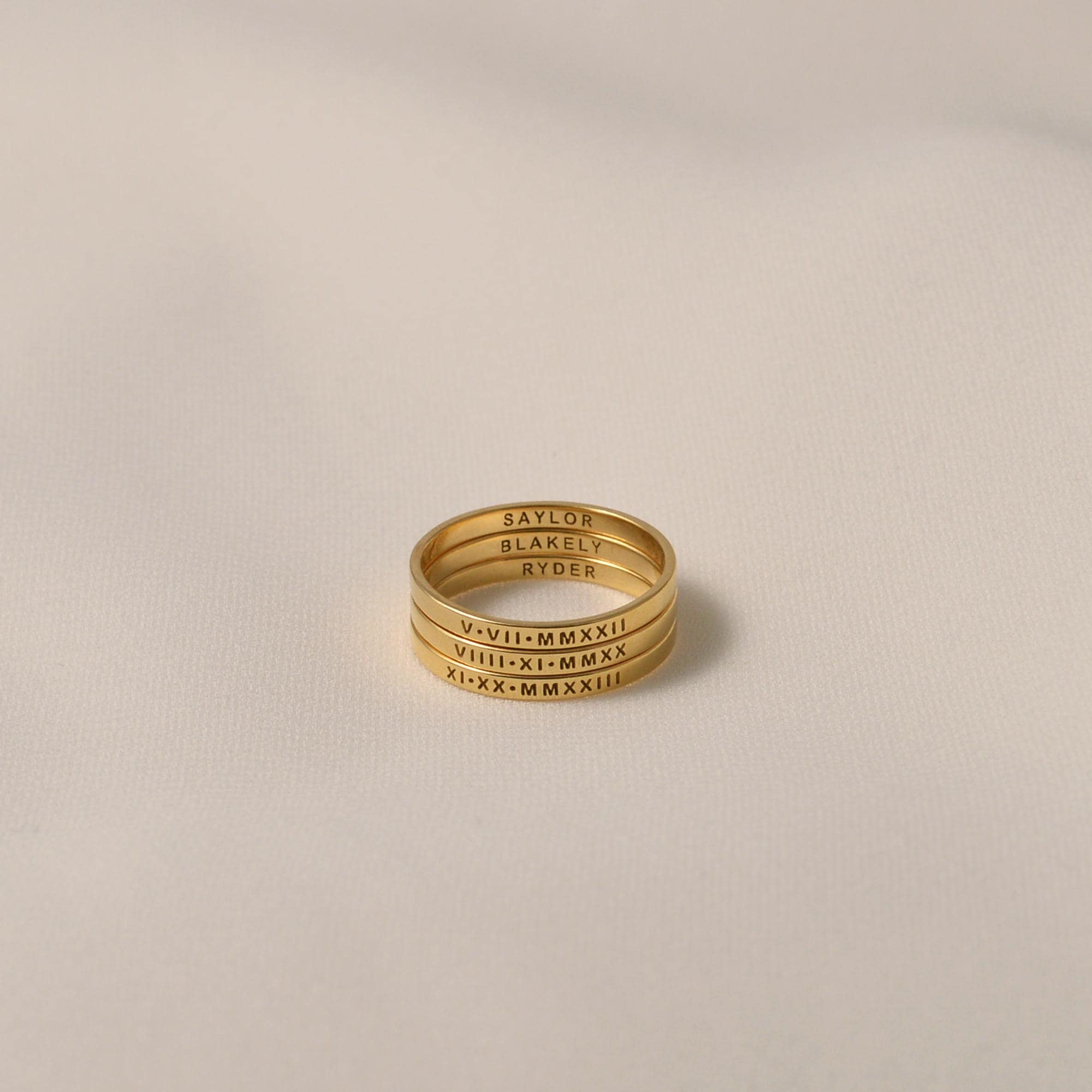 Personalized Sterling Silver Name Ring