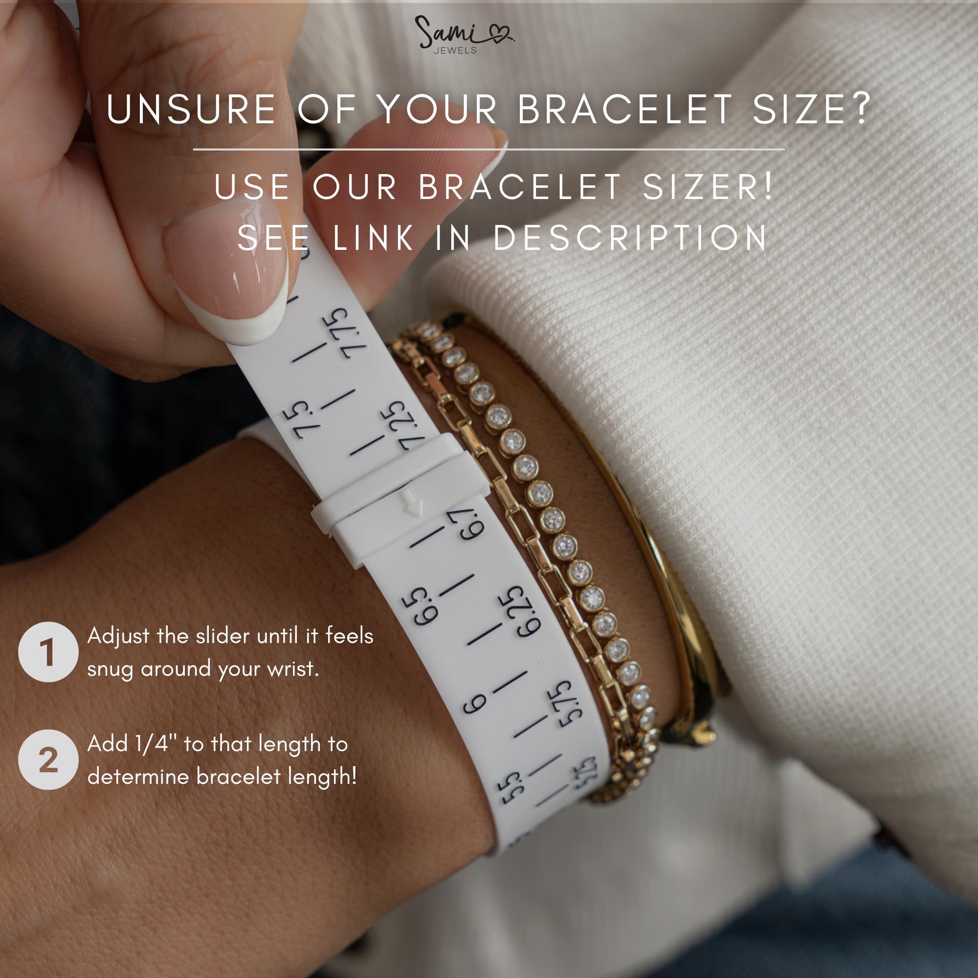 Gold Plated Bangle Bracelet with Thick 14K Finish