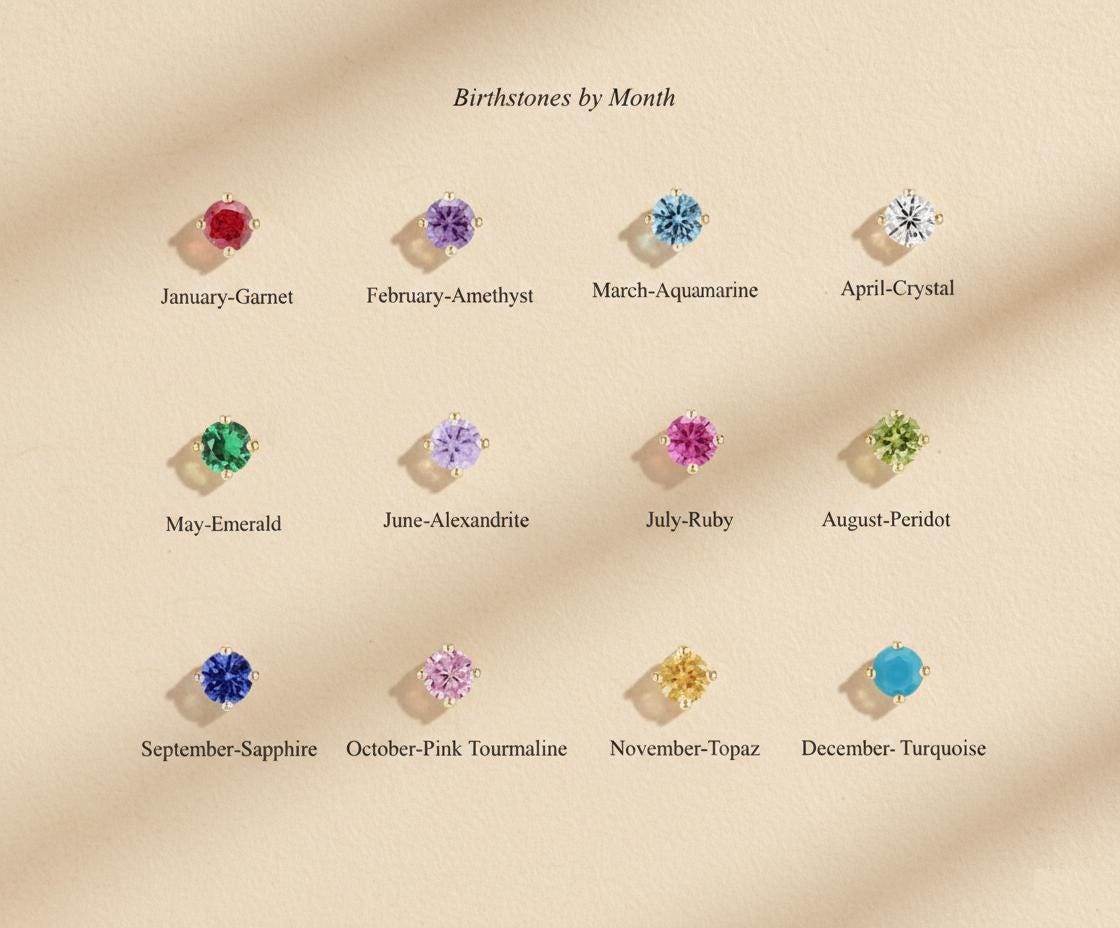 Personalized Cursive Name Necklace with Birthstone in 925 Sterling Silver