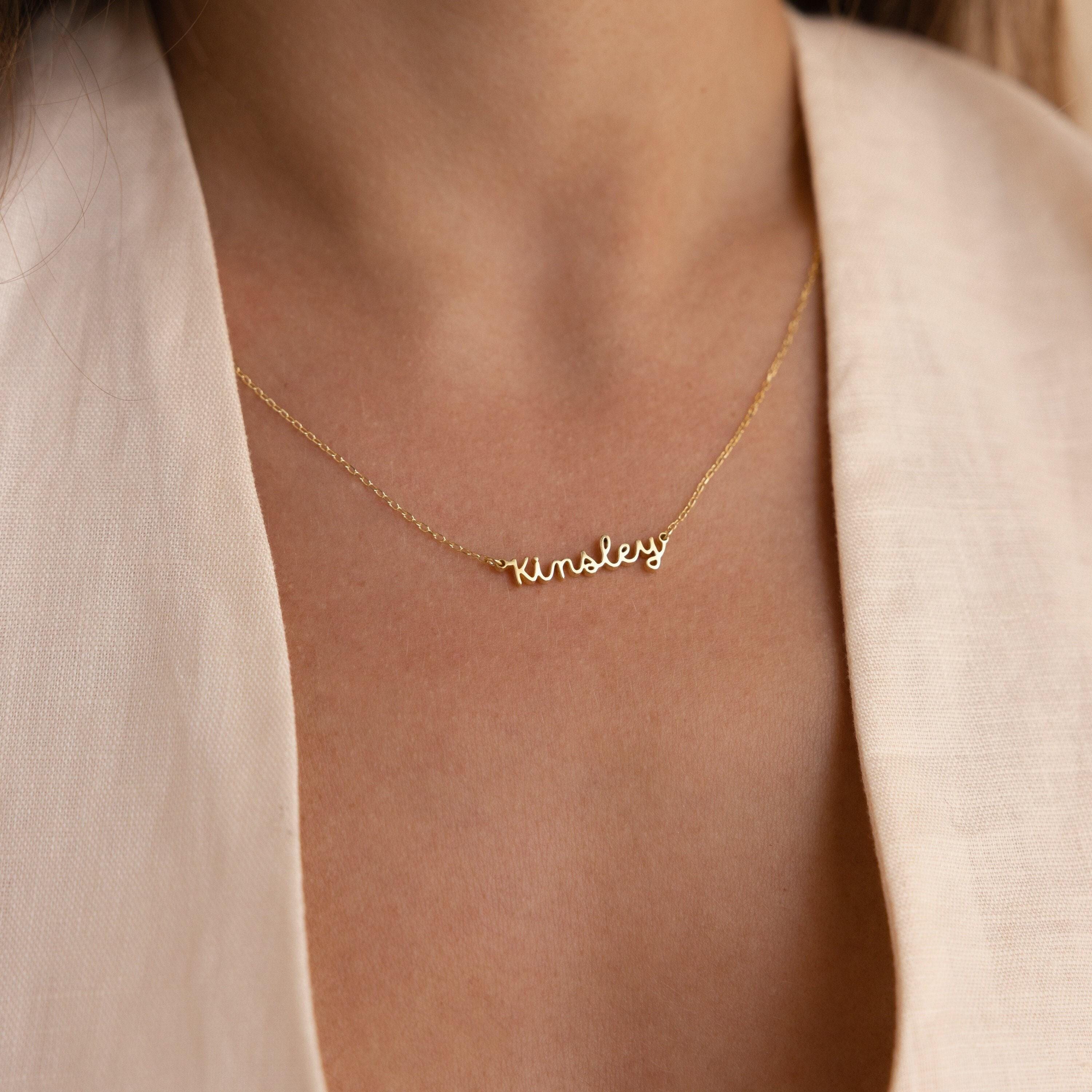 Dainty Personalized Name Necklace in Sterling Silver