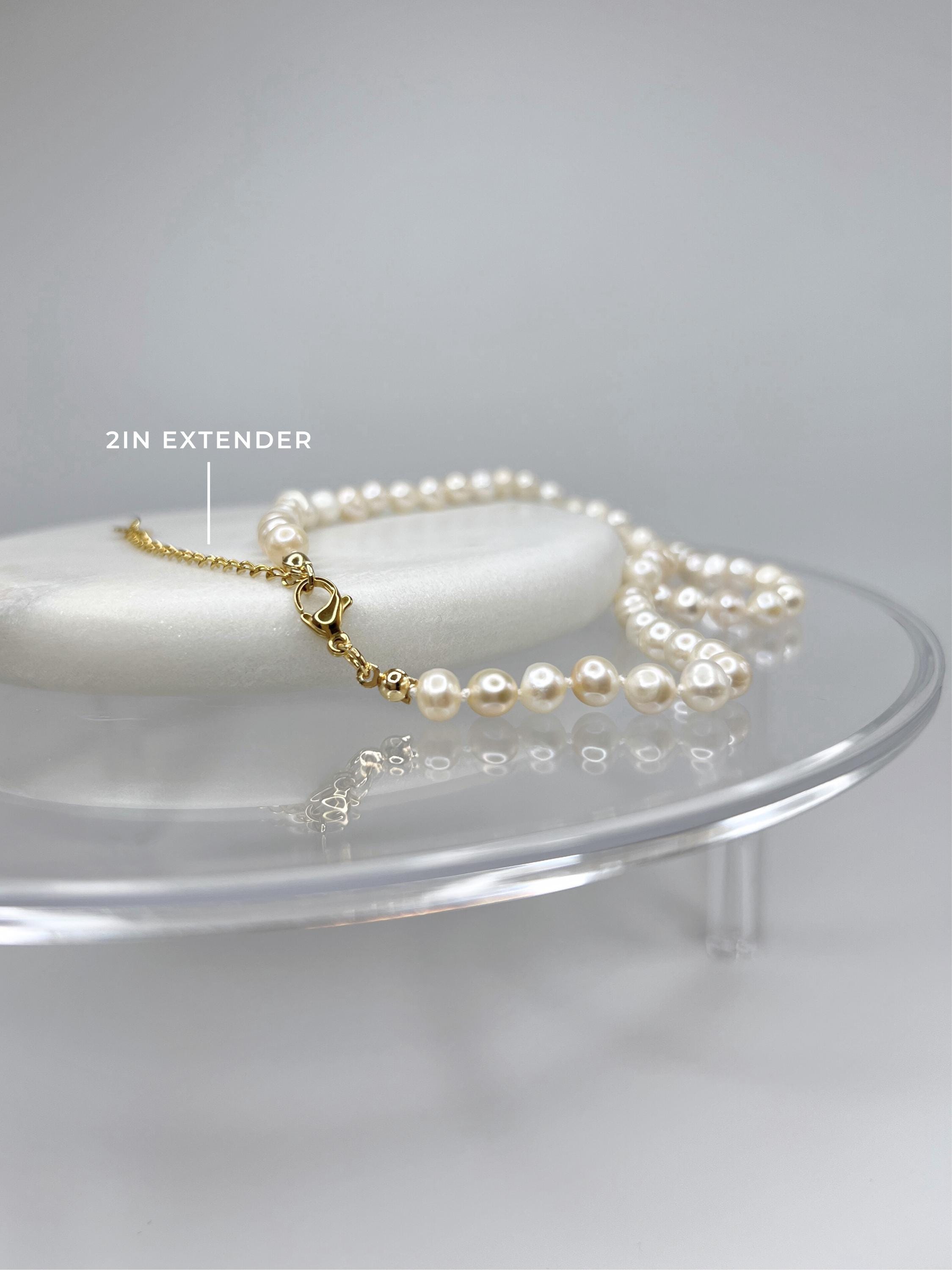 Hand-Knotted Freshwater Pearl Strand with Lobster or Toggle Clasp