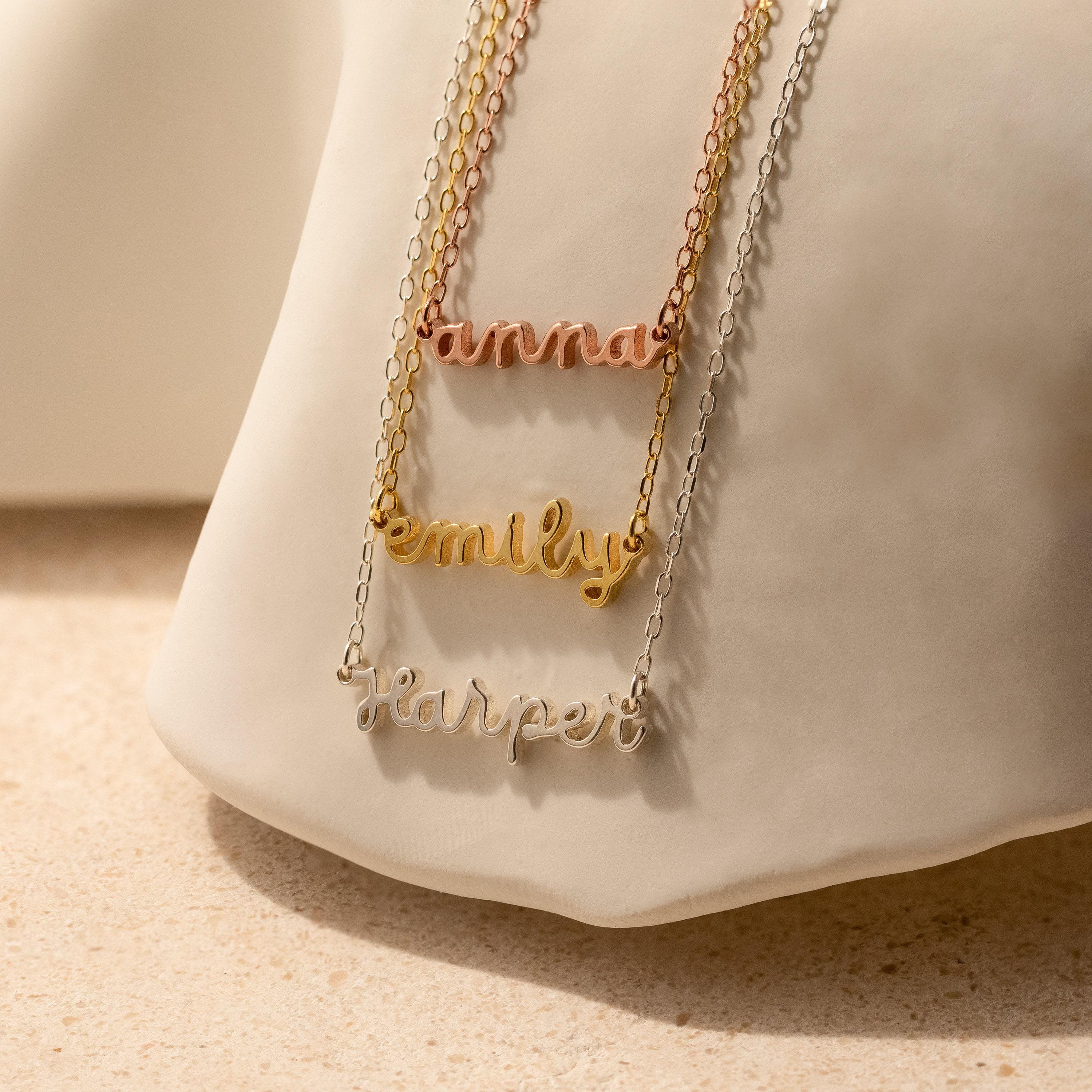 Dainty Personalized Name Necklace in Sterling Silver