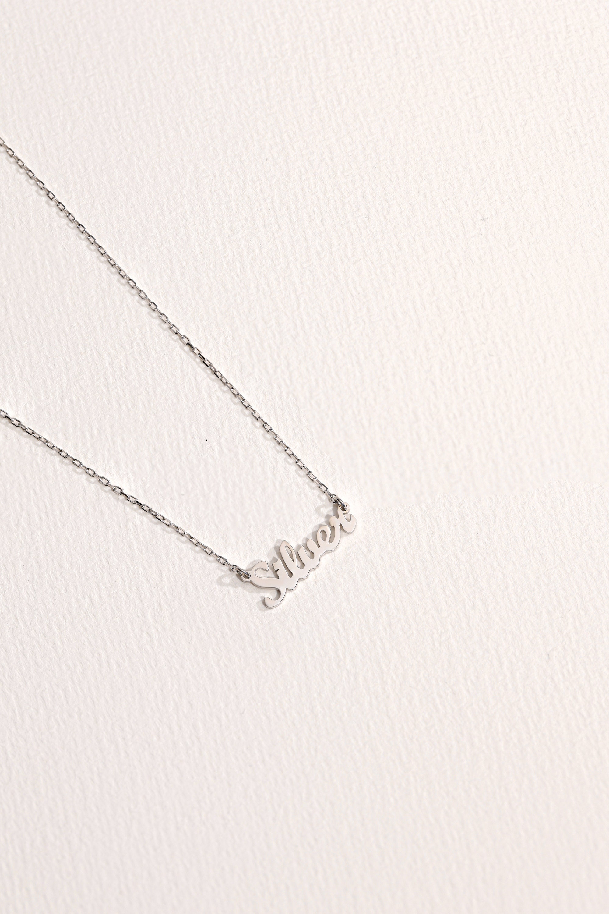 14K Solid Gold Name Necklace