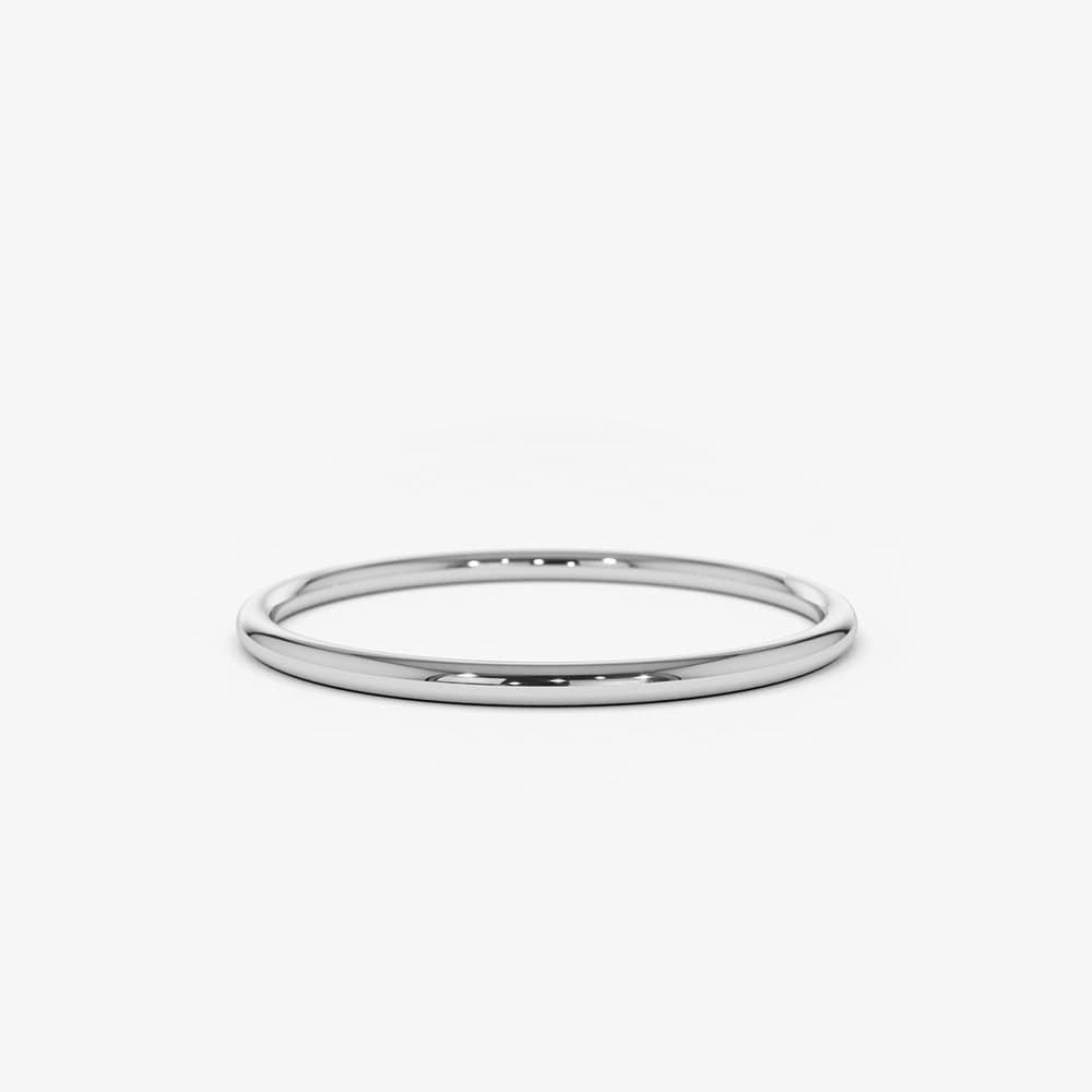 14K Solid Rose Gold 1.2mm Wedding Band