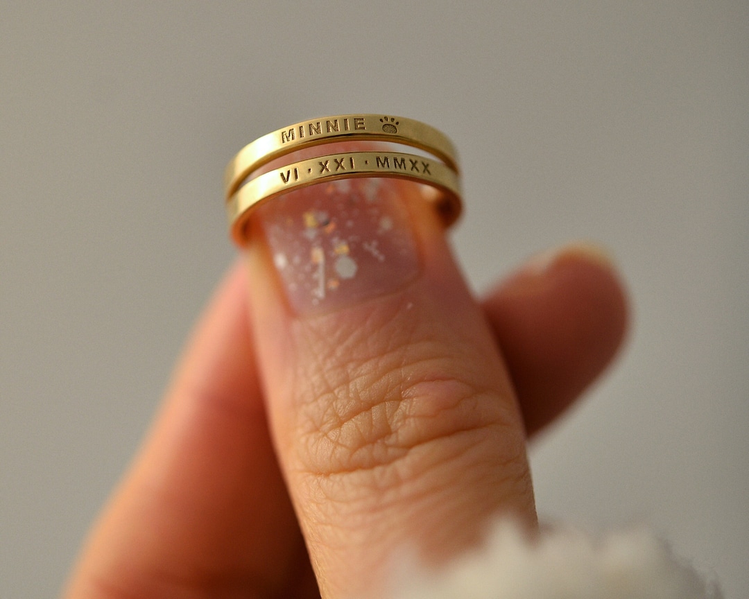 Personalized Sterling Silver Name Ring